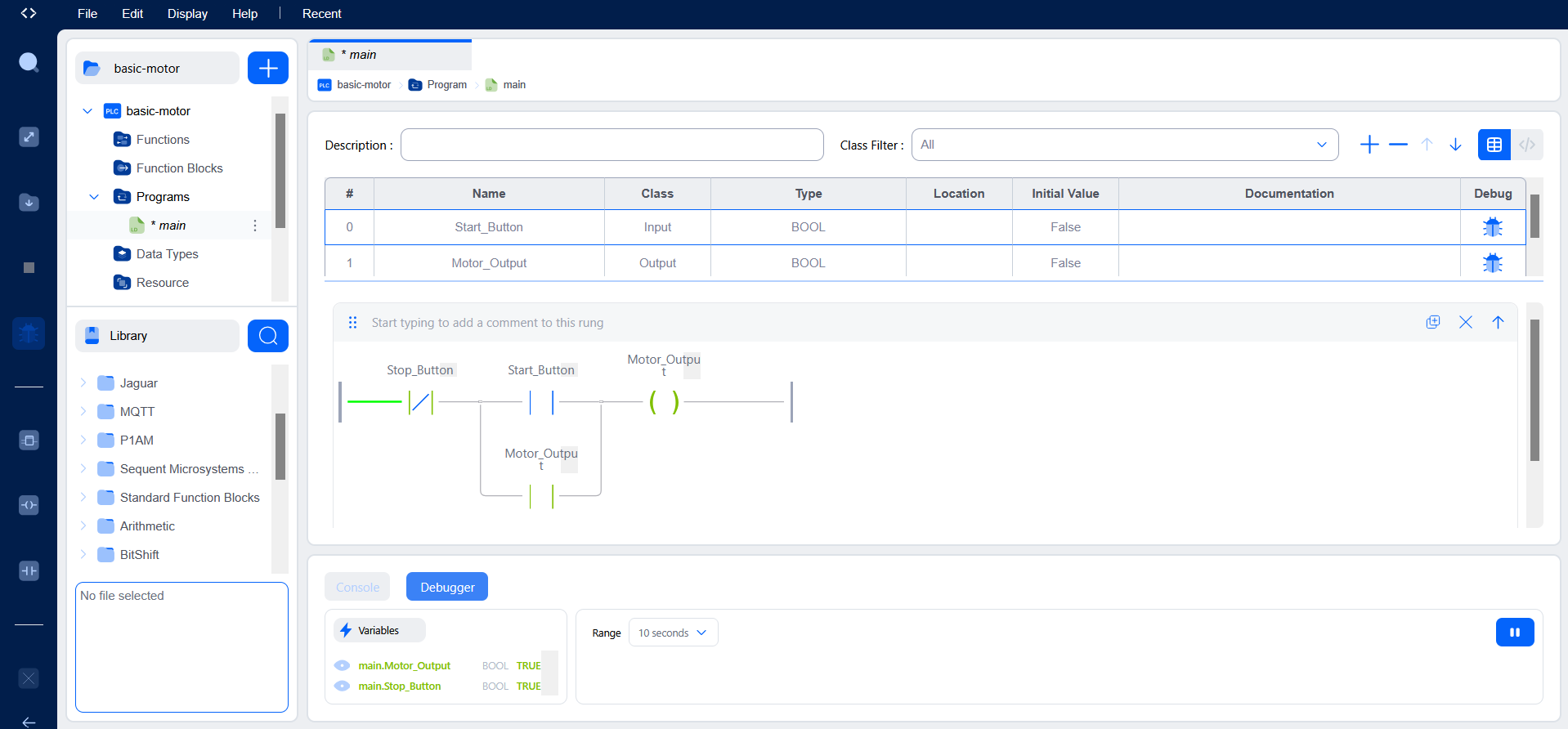 PLC Project Screenshot 3