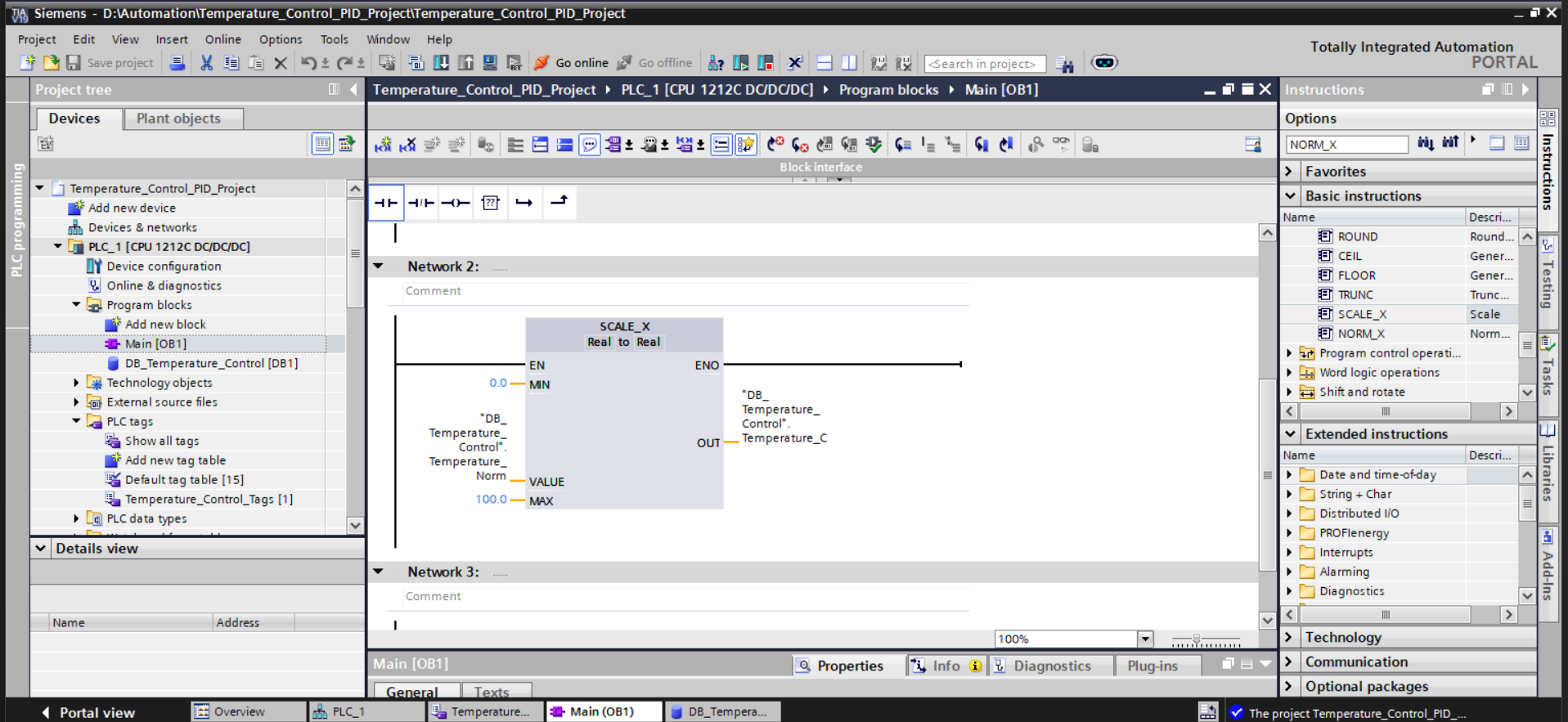 SCALE_X Network - Engineering unit conversion