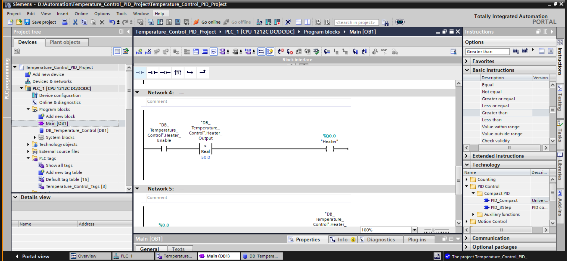 Safety interlock networks - complete view