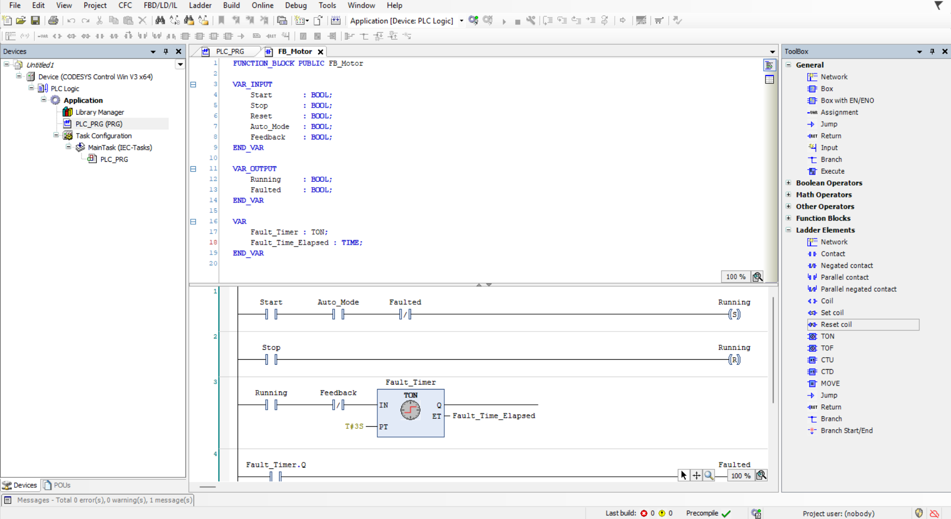 Reusable Motor Controller Screenshot 1
