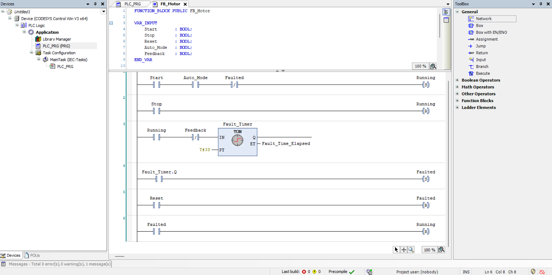 Reusable Motor Controller Screenshot 2