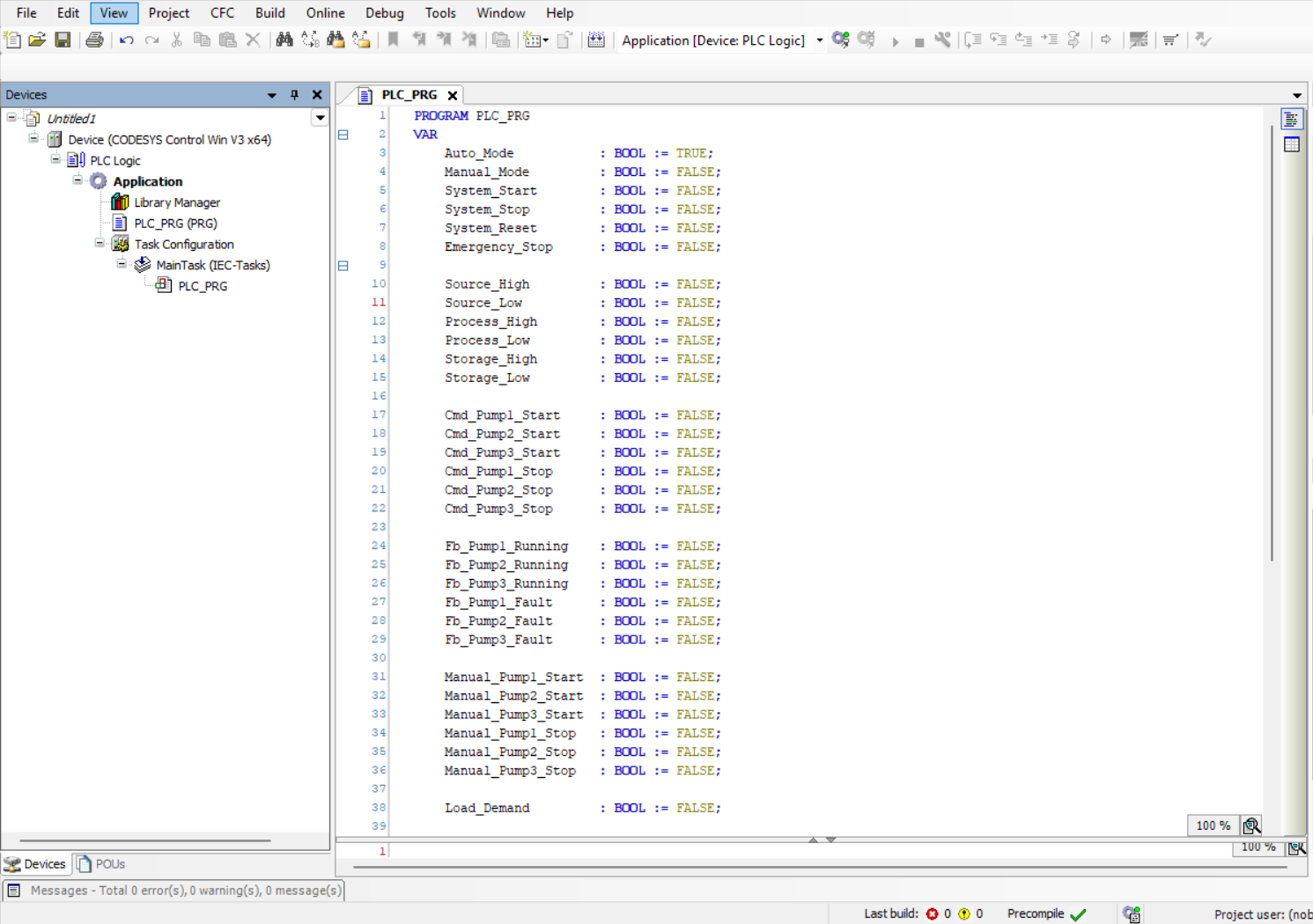Water Reclamation Project Screenshot 1