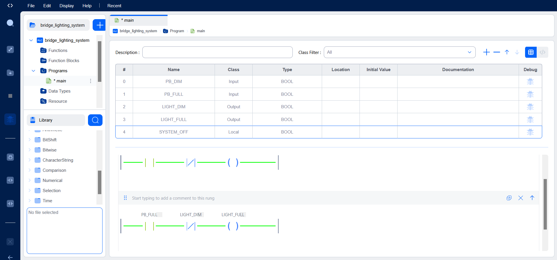 PLC Project Screenshot 3