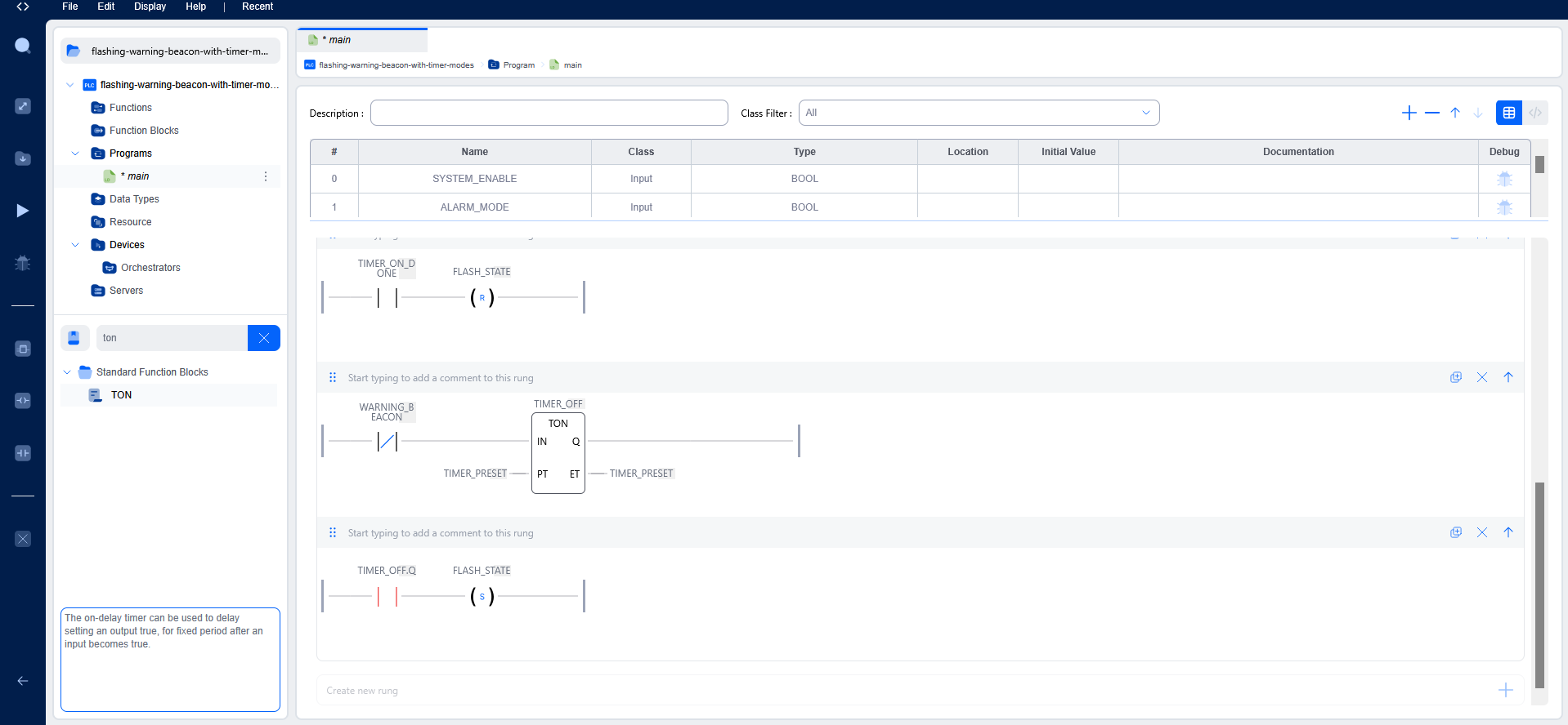 PLC Project Screenshot 3